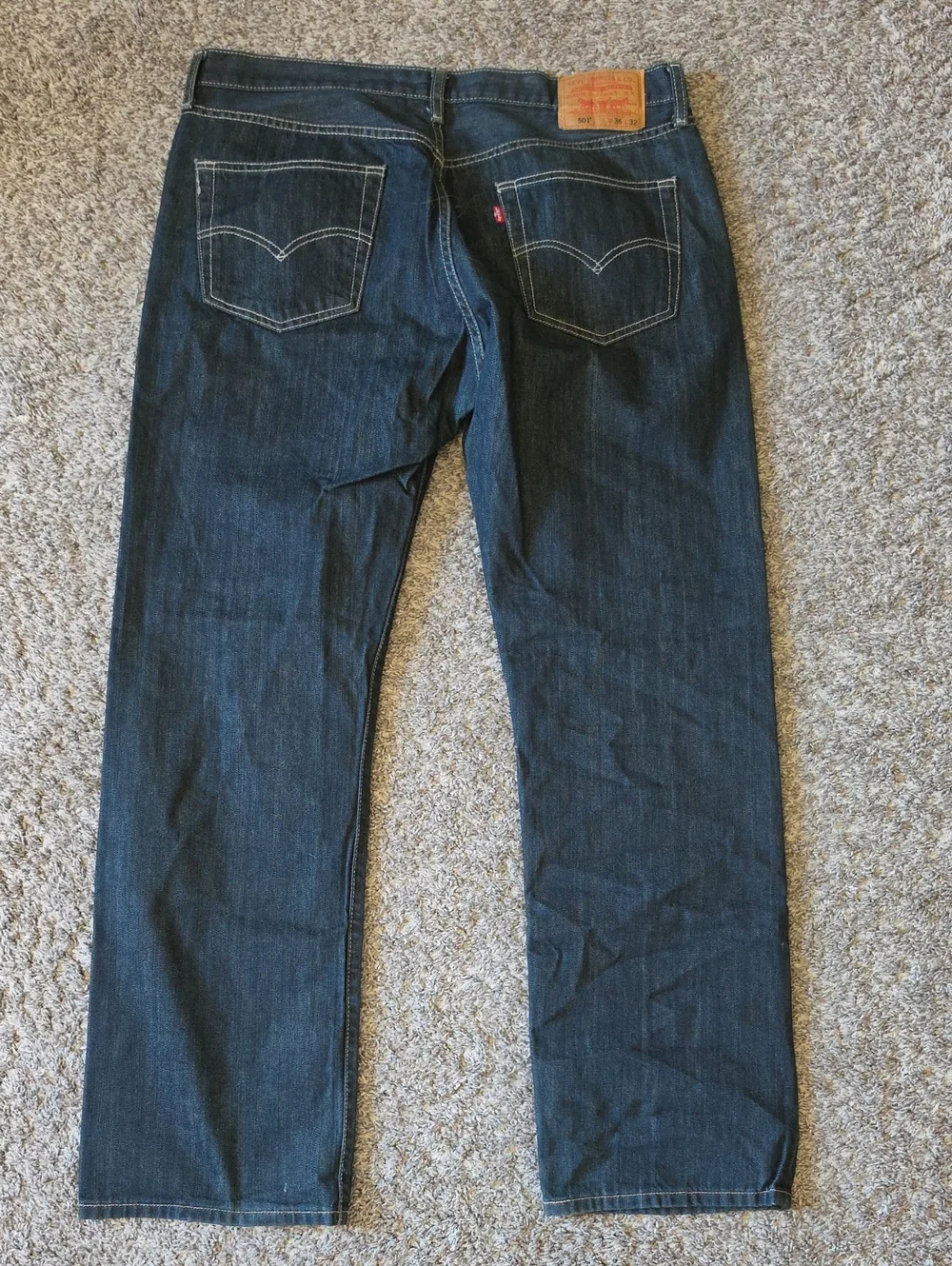 AWESOME 501 JEANS 36 X 32 DARK DENIM